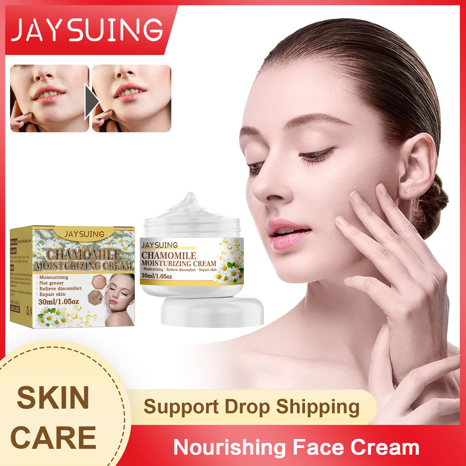 

Moisturizing Cream Fade Wrinkles Nourishing Brightening Repairing Damage Whitening Tightening Acne Spot Remover Anti Aging Cream