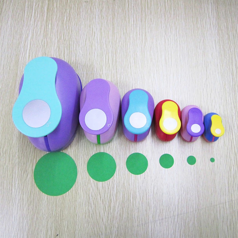 Description Picture 6 of itemCircle Punch 8/15/25/38/50mm DIY Embossing Punches Scrapbooking Machine Paper Cutting Color Craft Hole Punch Rounder Cutter