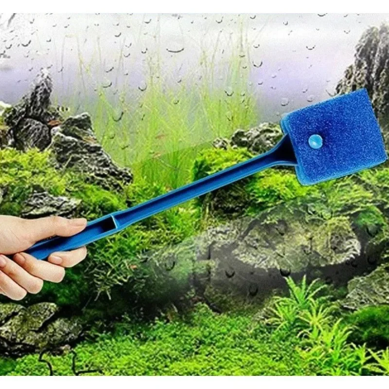 1pcsFishTankCleaningBrushSpongeAquariumGlassCreviceCleanAlgae