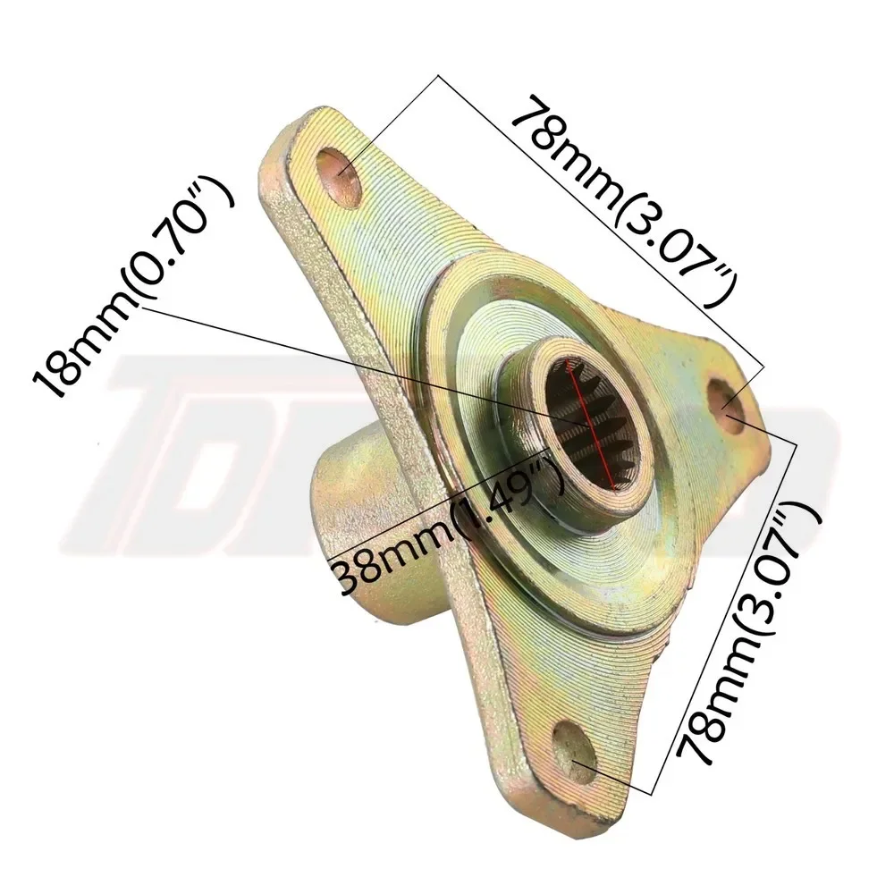 Kit Assale Posteriore Go Kart 29 Pollici - Completo Di Freno, Pignone E Catena Per Quad ATV 50-90cc - Foto 7