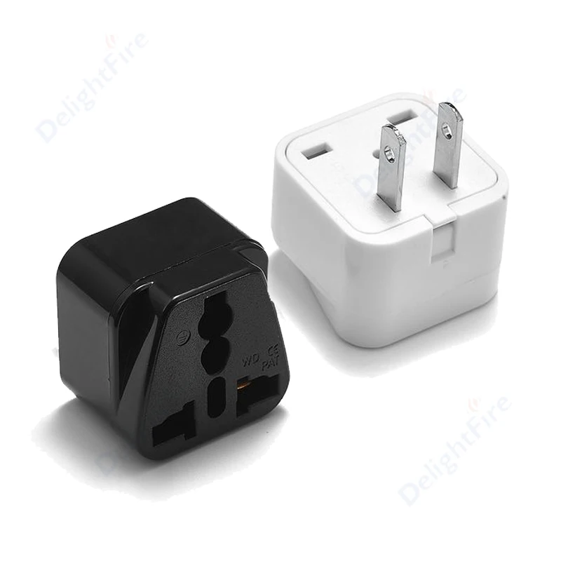 Переходник с американской вилки, универсальный преобразователь питания для Великобритании, Австралии, ЕС и США, дорожный адаптер Mexcio для Америки, розетки переменного тока, электрические розетки