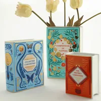 Nordic Ins Book Shape Ceramic Vase Ornaments Living Room Bedroom Dining Table Flower Arrangement Art Vase Crafts Christmas Gifts 1