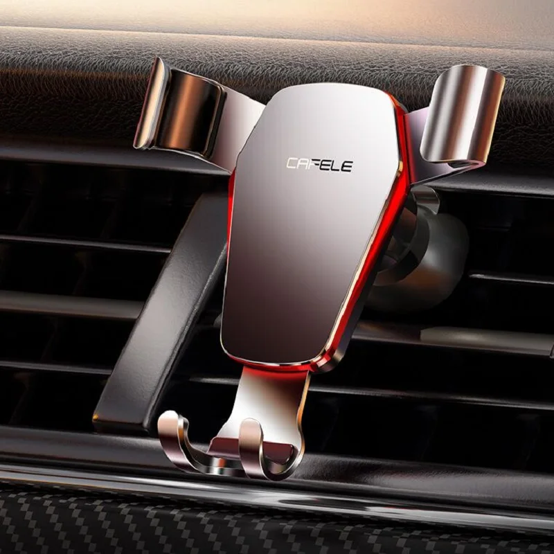 CAFELE Gravity Car Phone Holder Air Vent Car Mount Universal Alloy Phone Support Stand Accessories phone holder phone stand car phone holder cell phone holder car suction cup holder
