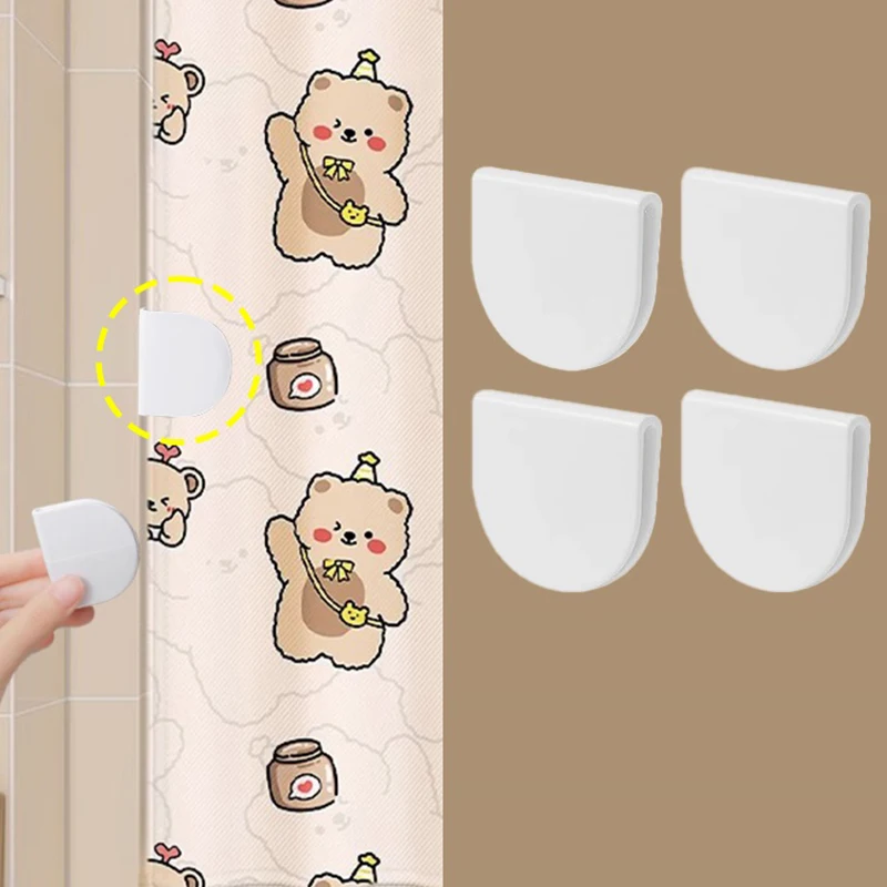 

2/4 шт., зажимы для душевой занавески