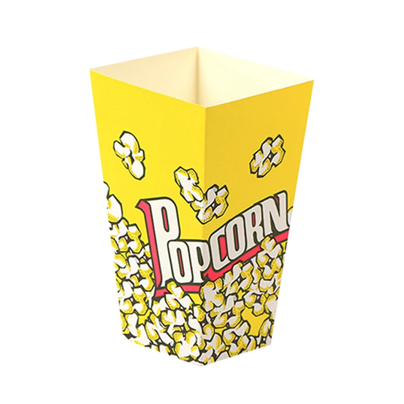 Party Theme Popcorn Containers - Set of 10/20/30 Decorative Paper Buckets