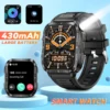 LaNikar New Military Smart Watch3ATM Waterproof Watch Fitness Tracker with Heart Rate Sleep Monitor MakeCalls for iPhone Android 1