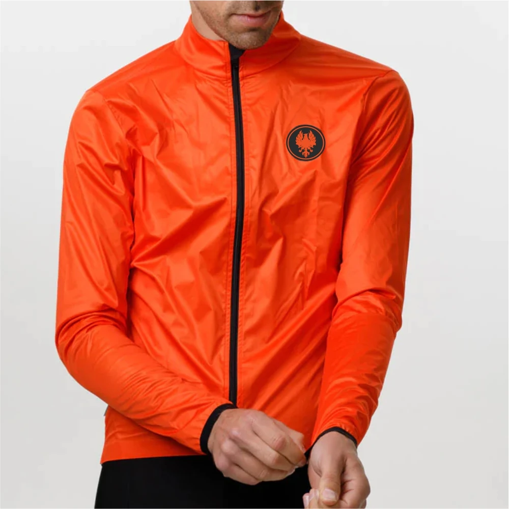 thumbnail image 1 of Chaleco cortavientos de ciclismo de manga larga impermeable y transpirable para hombre profesional, ropa de ciclismo, producción de fábrica, 1 of 5