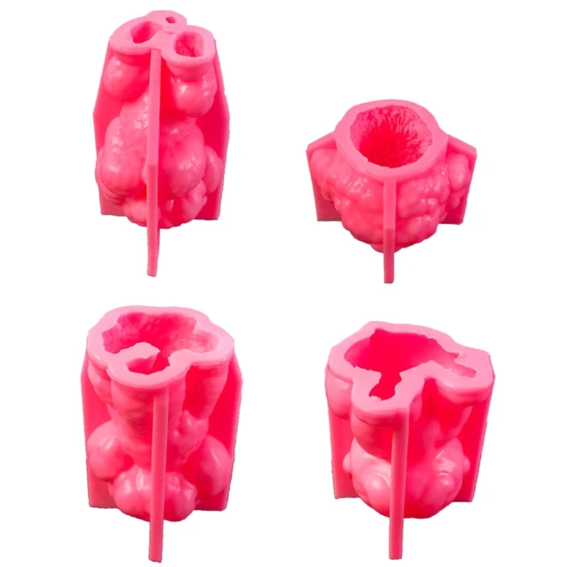 

Милая форма для свечей в форме собаки, форма для литья мыла для ароматерапии для энтузиастов DIY, Прямая поставка