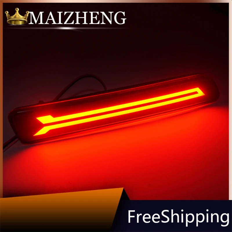 DRL LED car Lights Guide Daylight+Brake Light+Running Signals Case for