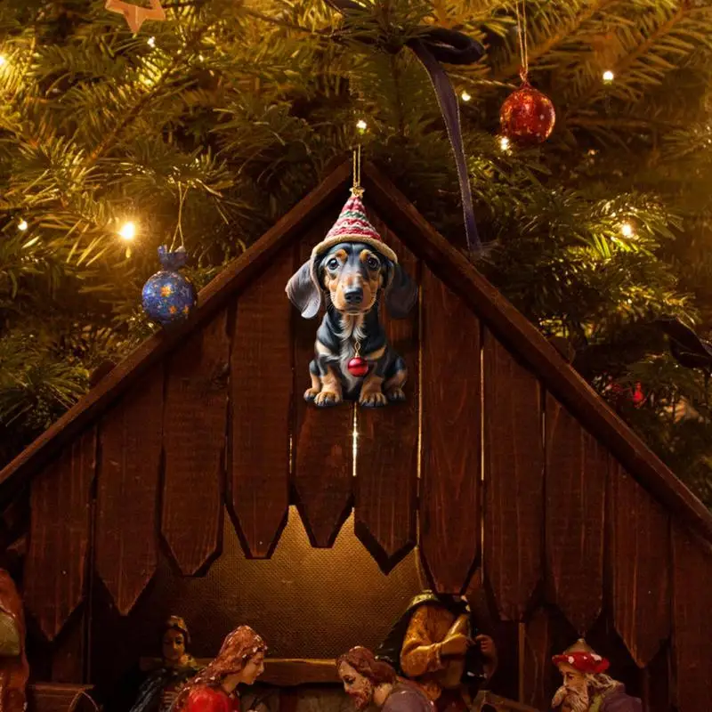 Рисунок 2 - Рождественская мультяшная Милая подвеска в виде собаки