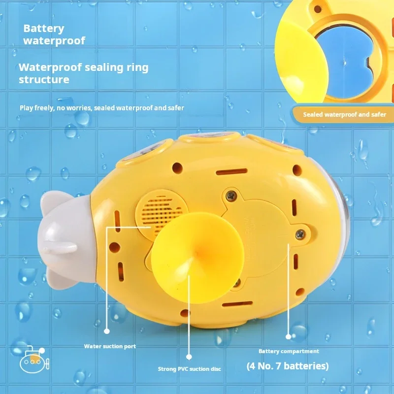 Baby Bathing Toy Bath Toys Pipeline Water Spray Shower Game Elephant Toy for Children Swimming Bathroom Water Shower Kids Toy 4