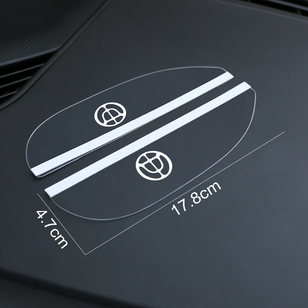 For Brilliance M2 V3 V5 H230 H320 H530 Car Rearview Mirror Rain Eyebrow Shield Cover Protector Auto Exterior Decor Accessories
