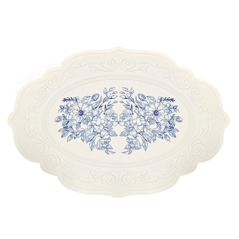Round Silicone Table Mat - Heat Resistant, Waterproof, & Durable Non-Slip Kitchen Pad