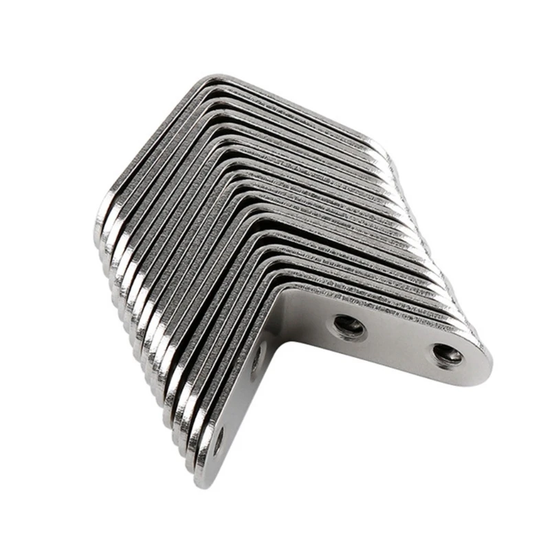 Description Picture 6 of item20pcs 90 Degree Right Angles Supports Metal Corner Connectors set for Wood Shelf