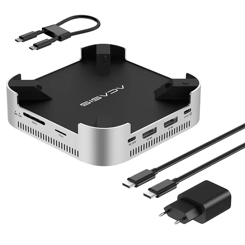 Acasis 40Gbps Mac Mini M4/M4 Pro USB-C ドッキングステーション 4K
