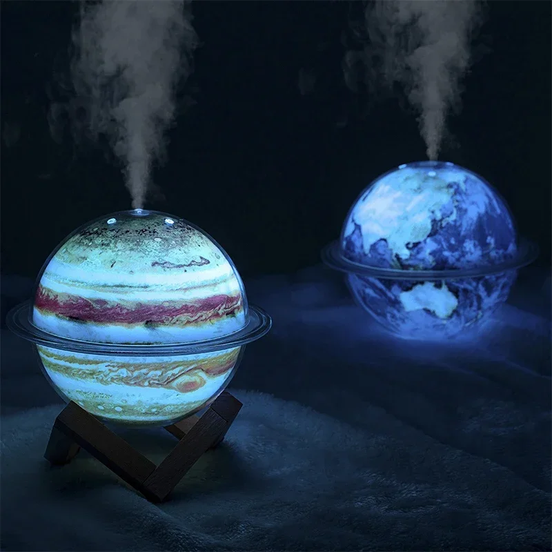 Atomizer air Ultrasonic  atomizing Heavy Fog Household Nightlight Air Aromatherapy 330ml Portable USB Air Humidifier