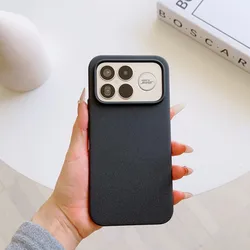 Ultra Slim Matte Magnetic Protective Back Cover Case - Poco F8 Pro (Black)