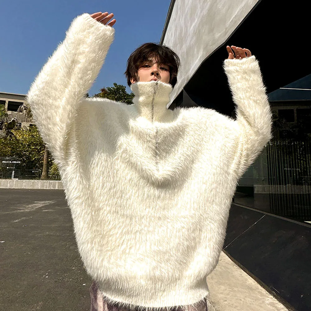 Рисунок 2 - Мужской вязаный свитер на молнии Y2K