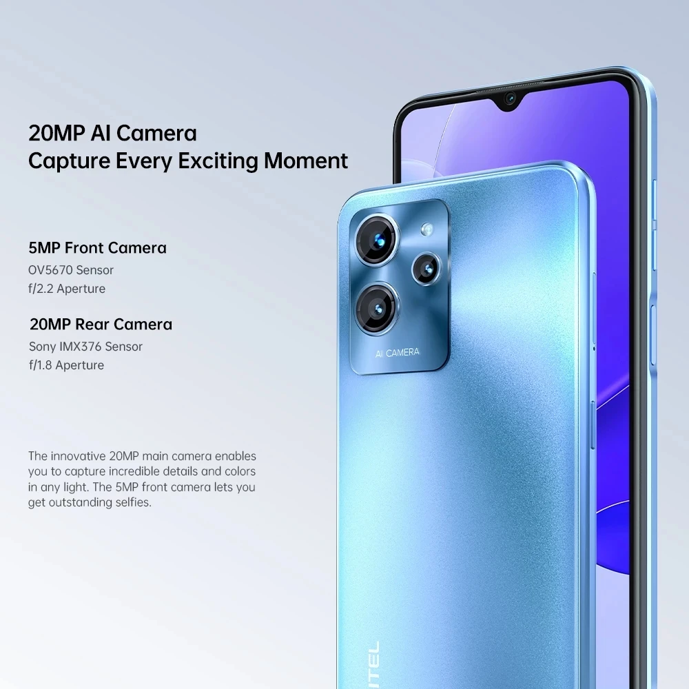 Oukitel 4G C32 Smartphone 8GB +128GB 5150mAh Mobile Phone 6.517