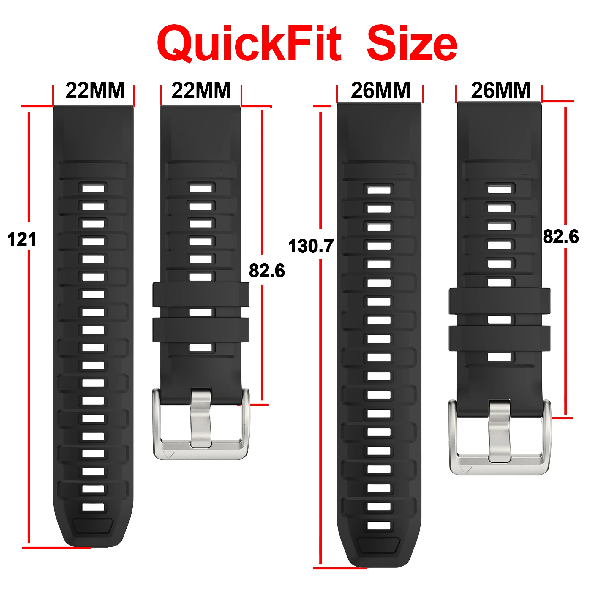 Premium QuickFit Watch Band Strap for Fenix Series - Durable Design for Active Lifestyles