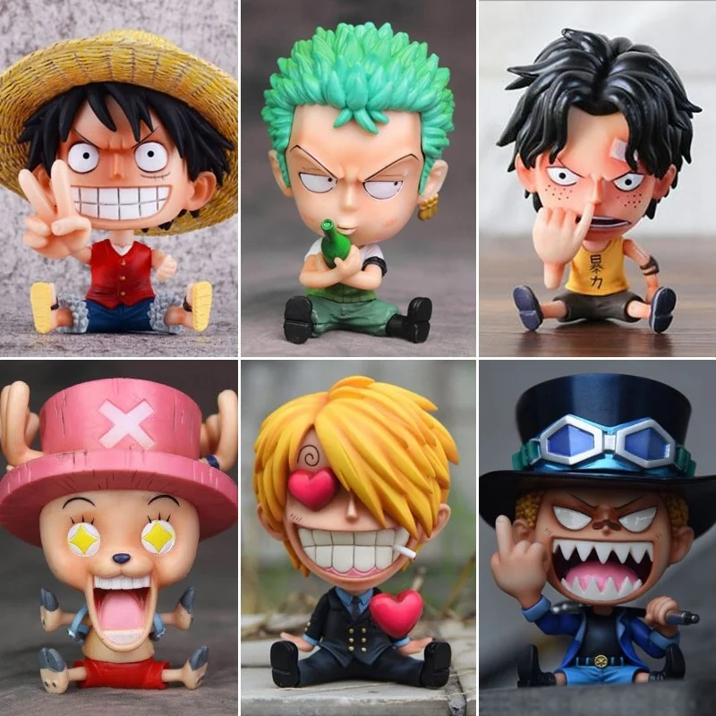 One Piece Аниме Фигурка Luffy Boa Hancock Zoro игрушки Санджи и нами экшн-фигурка Q Version кукла