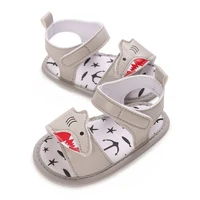 PU Cute Cartoon 0-18M Newborn Baby Boys Summer Shoes Sandals First Walkers Newborn Shoes Casual Soft Sole Sandals 4 Colors 4