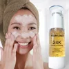 30ml Private Label 24K Gold Facial Cleanser Custom Bulk Deep Cleanser Stock Mild Non-irritating Rich Foam Smooth The Skin Makeup 1