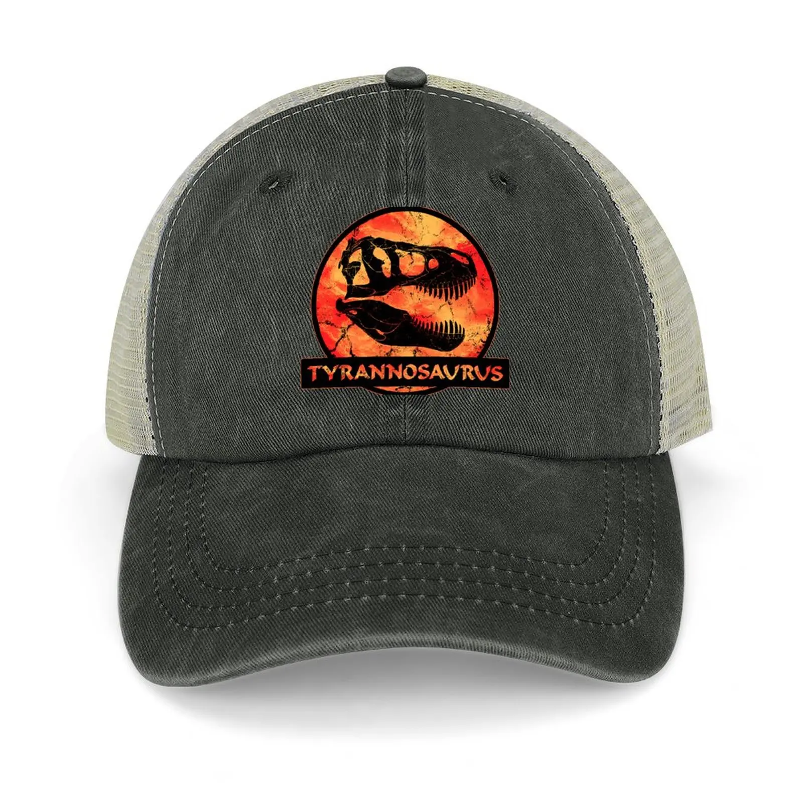 Tyrannosaurus Rex Fossil Cowboy Hat Trucker Cap Luxury Hat Beach Hat Wild Ball Men Caps Women'S