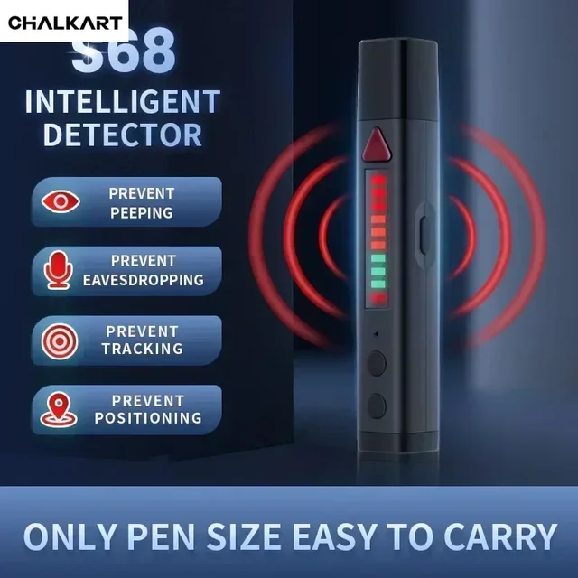 Signal Detector Hotel Infrared Magnetic GPS Scanner Pen Size Anti Peeping Camera Eavesdropping Positioning Monitoring Detector 3