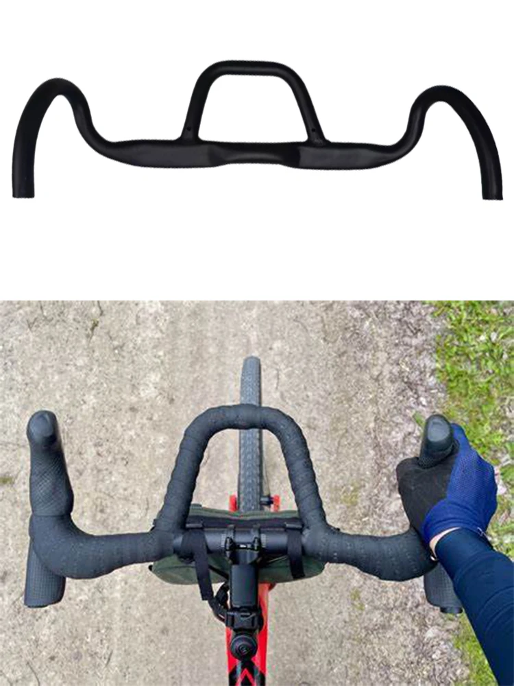 Road Bikes Curved Handlebars 31.8MM/550MM GRAVEL ROAD BIKE HANDLEBAR