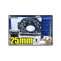 Mini caméra analogique CVBS de recul 25 mm à focale longue 1200TVL HD en métal pour véhicule à conduite à droite / Microscope TV DIY 5