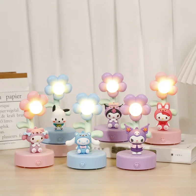 

Cinnamoroll Sanrio Kuromi My Melody аниме Kawaii Night светильник милые Мультяшные настольные креативные светящиеся украшения детские подарки