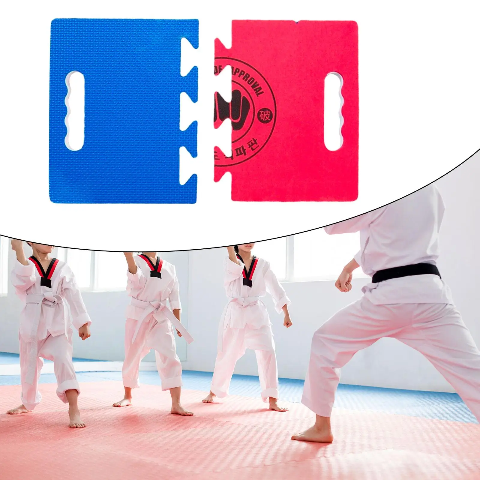 Taekwondo Board Rebreakable EVA Repeated Use Practicing for Kids Adults Easy to Assemble Boxing Equipment Karate Breaking Board