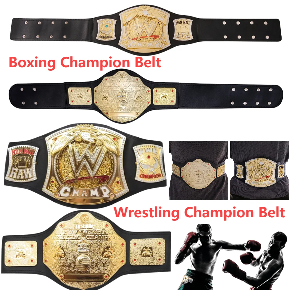 Boxing Champion Gold Belt Championship Belt Characters Occupation Wrestling Gladiators Cosplay Toys Prize Children Gifts