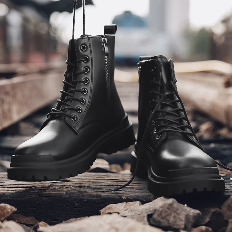 Zapatos de trabajo de cuero de lujo Chelsea británico de alta