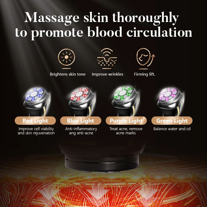 New Mini Hifu 4 In1 Ultrasonic Machine Ems Micro Current Face Lift