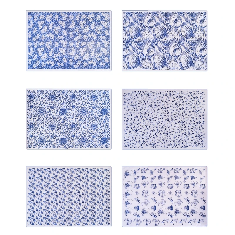 Pottery Ceramics Clay Transfer Paper Exquisite Jingdezhen Plain Ceramic Decal Flower Paper DIY Painted Pottery Sticker