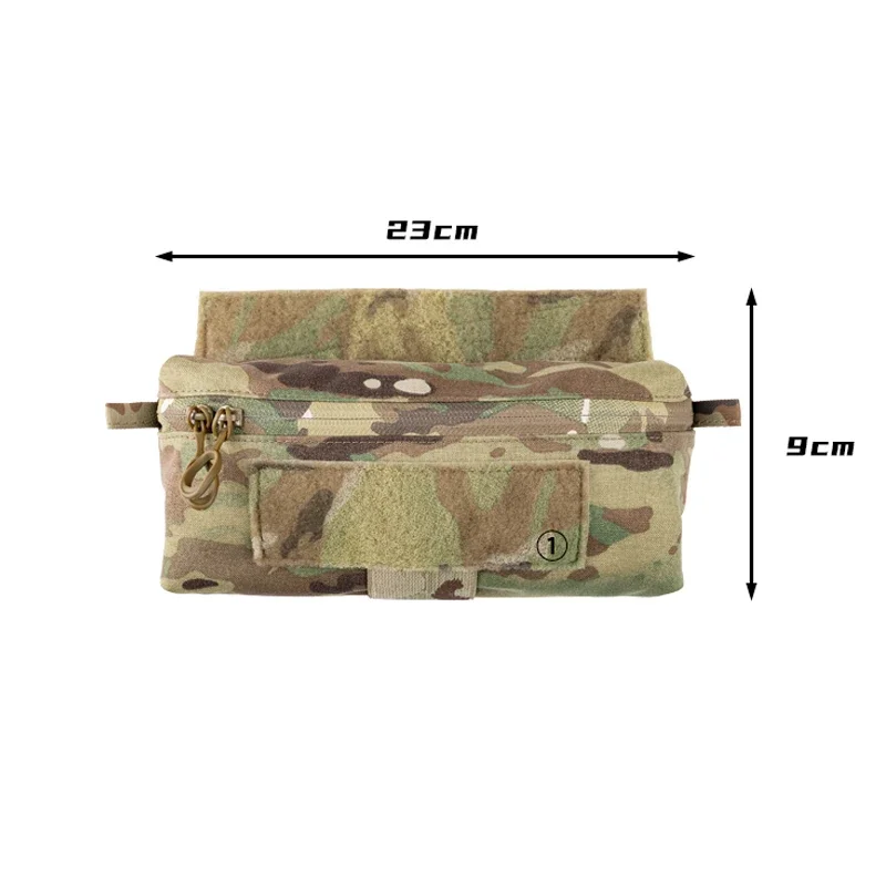 Tactical Dangler Drop Pouch Mini Abdominal Dump Drop Pouch Fanny Pack JPC CPC LBT D3CR MK3 MK4 Vest Plate Carrier Storage Bag 5