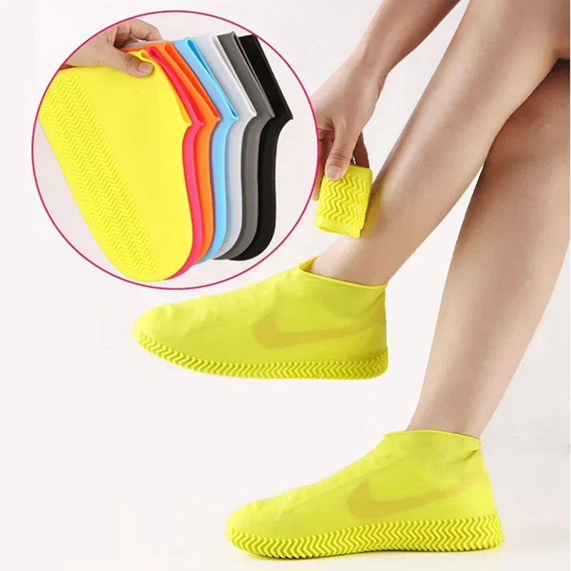 Silicone Waterproof Shoe Covers - Reusable, Non-Slip Unisex Protector