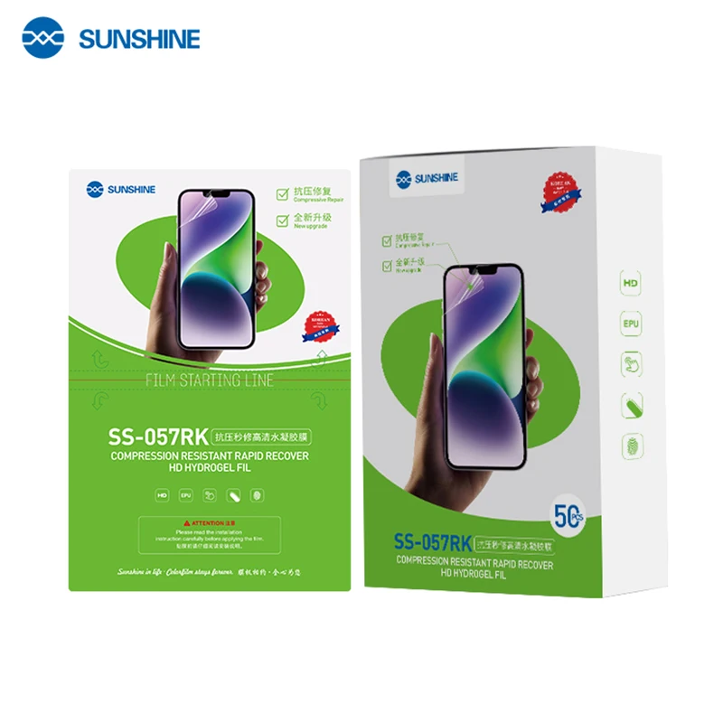 

SS-057RK Anti-stress Instant Repair High-definition Hydrogel Film Repair Scratches in Seconds Protecting the Phone Screen