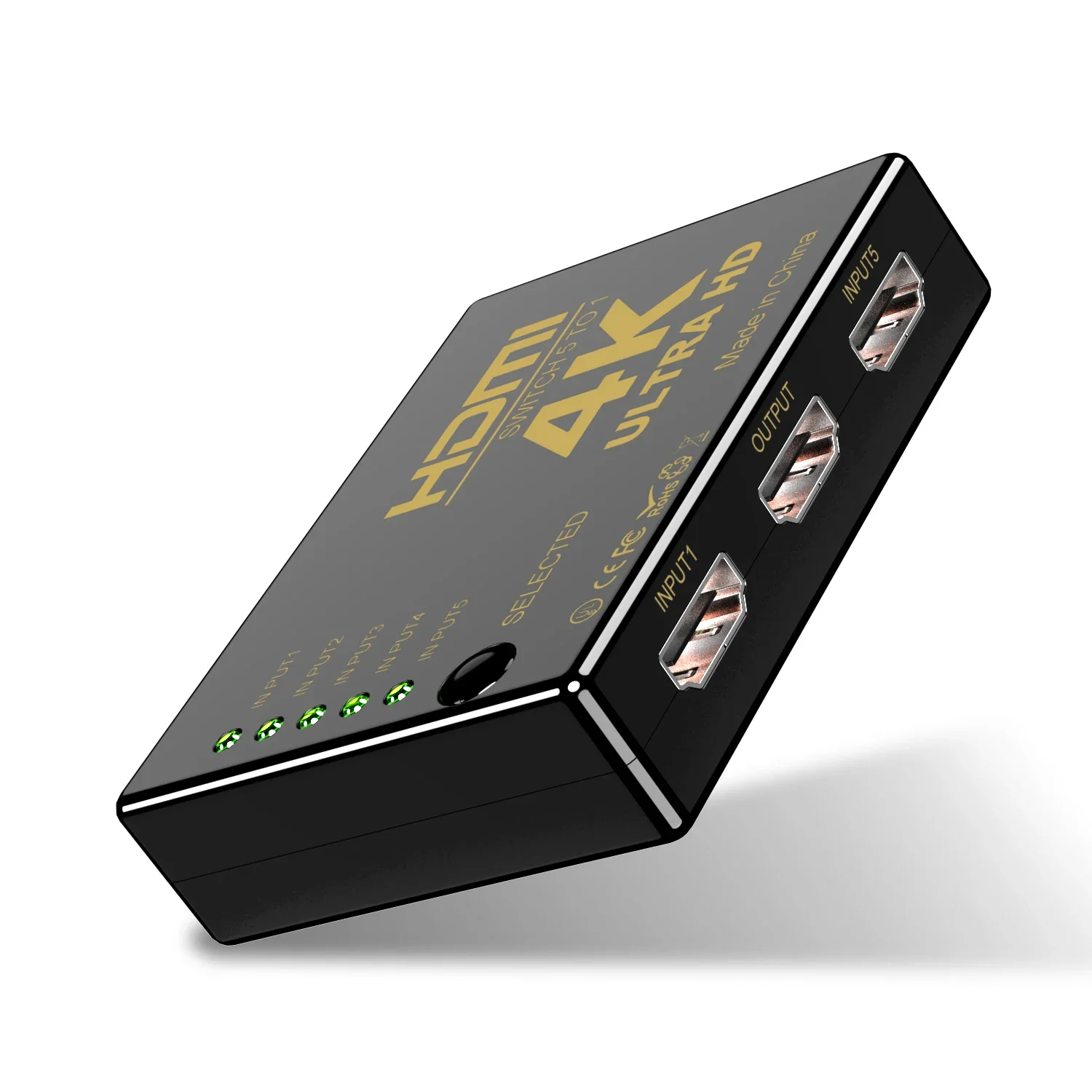 HDMI Switcher 4K 5x1 3x1 1080P HDMI Video Switch Selector Box 5 in 1 out With Remote Controlle for PC Loptop Xbox TVBOX HDTV PS5 hdmi switch