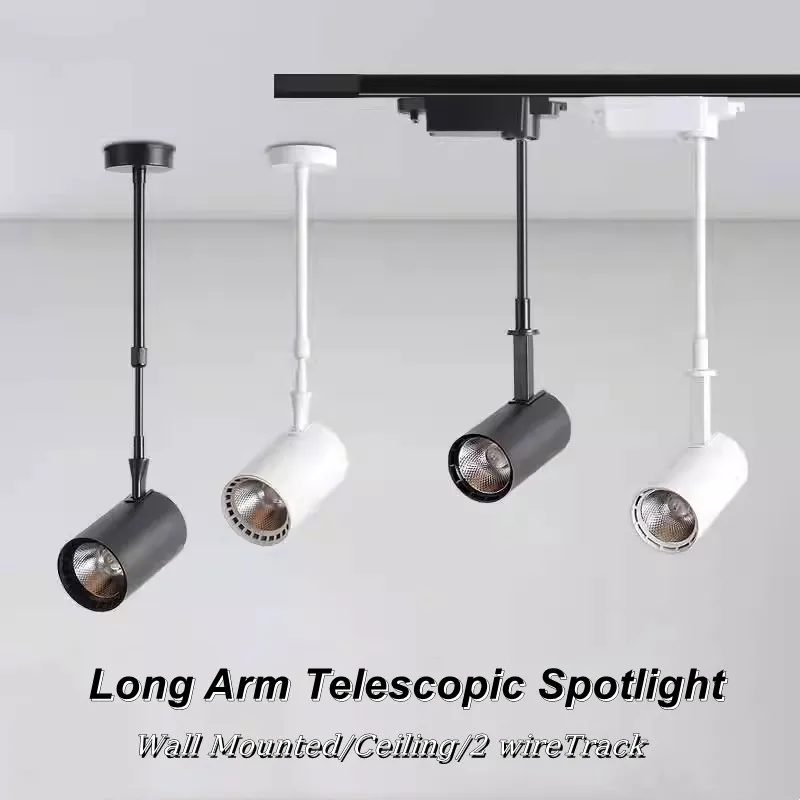 LED-Wall-Lamp-for-Picture-Lighting-Adjustable-Telescopic-Long-Arm ...