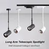 LED Wall Lamp for Picture Lighting Adjustable Telescopic Long Arm Spotlights Gallery Exhibition Wall Mounted Wall Sconce Light 1
