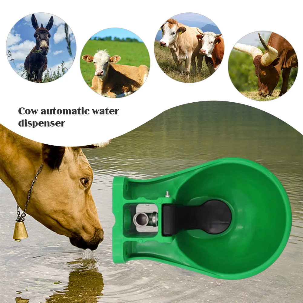 Automatic Cattle Drinker Time-Saving Cattle Drinking Cup Versatile Large Capacity Farm Equipment for Cattle Horse Donkey