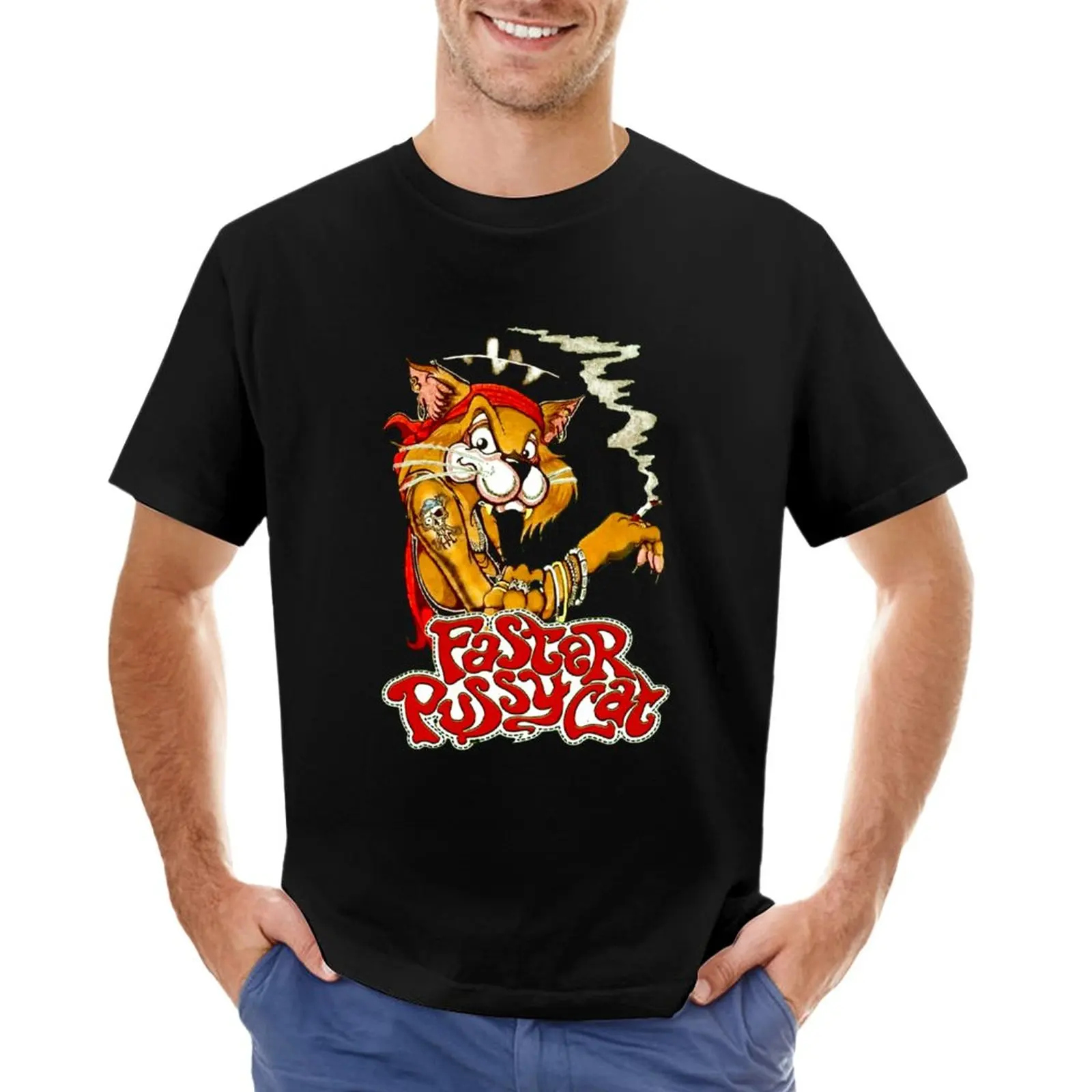 

vintage Poison band art T-Shirt plus size tops anime clothes tshirts for men