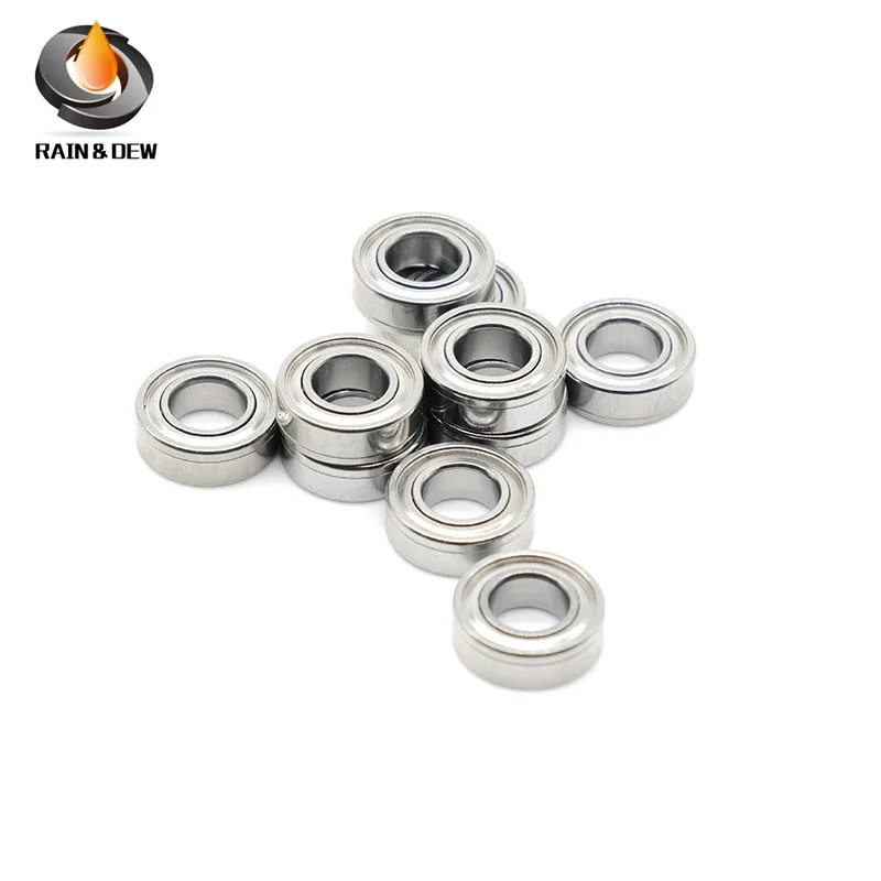 10PCS SMR128ZZ Stainless Bearing 8X12X3.5mm ABEC-7 for RC Car RC Toy Bearings ball bearings