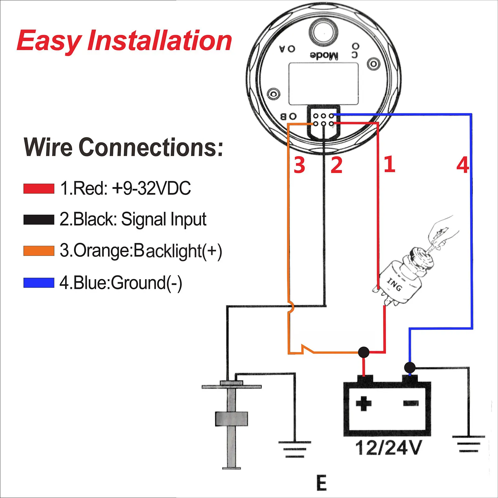 0 90 Ohm Fuel Gauge Wiring Diagram