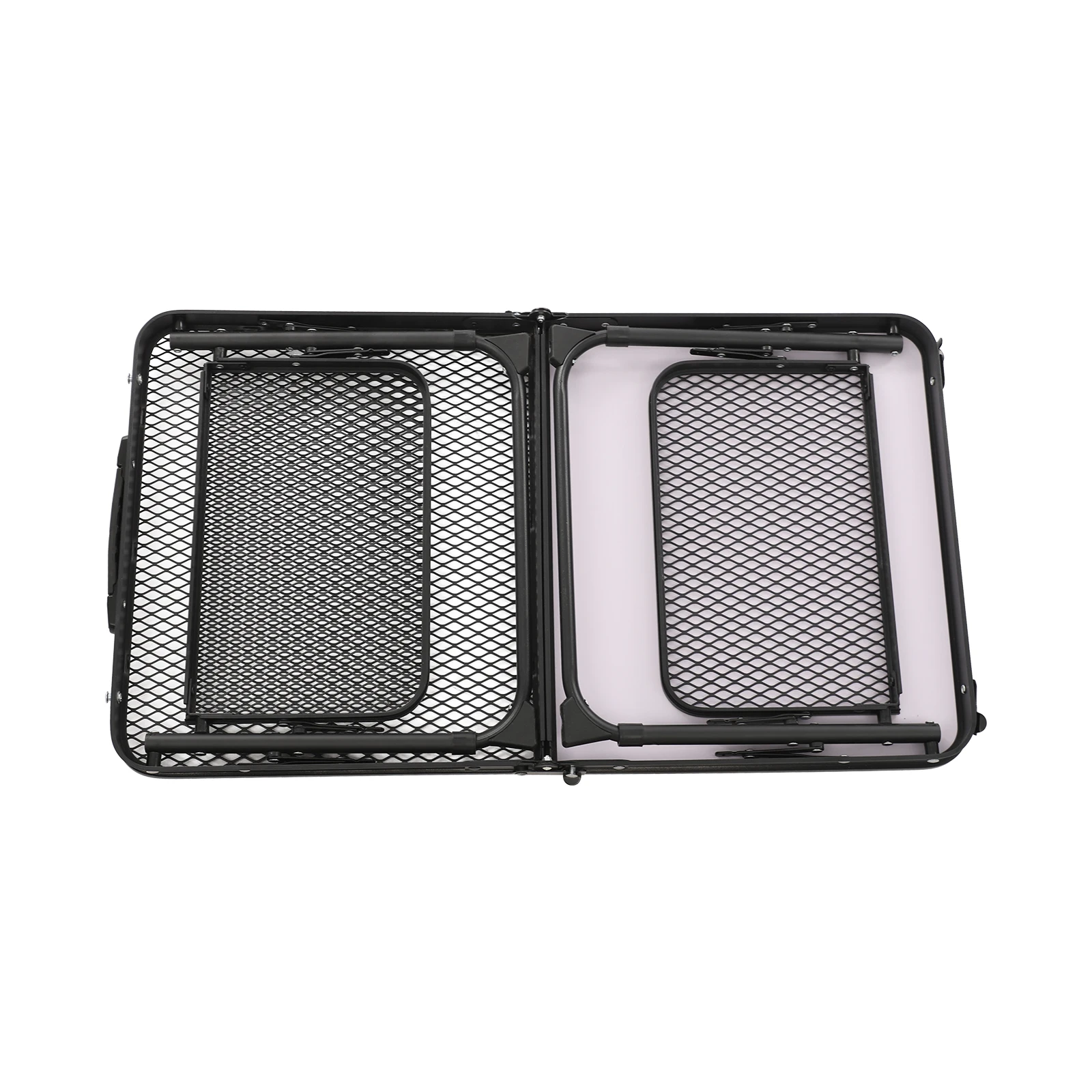 Höhenverstellbarer, zusammenklappbarer Campingtisch, leichter, tragbarer Outdoor-Schreibtisch mit Tragetasche, Picknick, Grillen, Angeln, Freizeittisch – Detail 11
