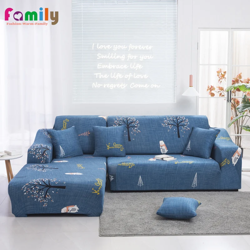 

Printed Fortune Tree Sofa Covers for Living Room, Stretch Slipcovers, Elastic Couch, Chair Cover, Home Decor 1 2 3 4 Seater