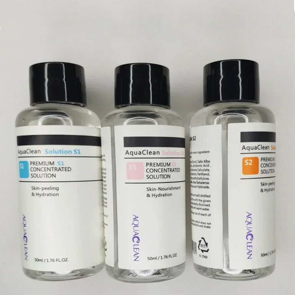 Concentrated Peeling Solution Aqua Solution Liquid Cleansing Wrinkle Remove Facial Care Serum 3Pcs Facial Serum Peeling Solution